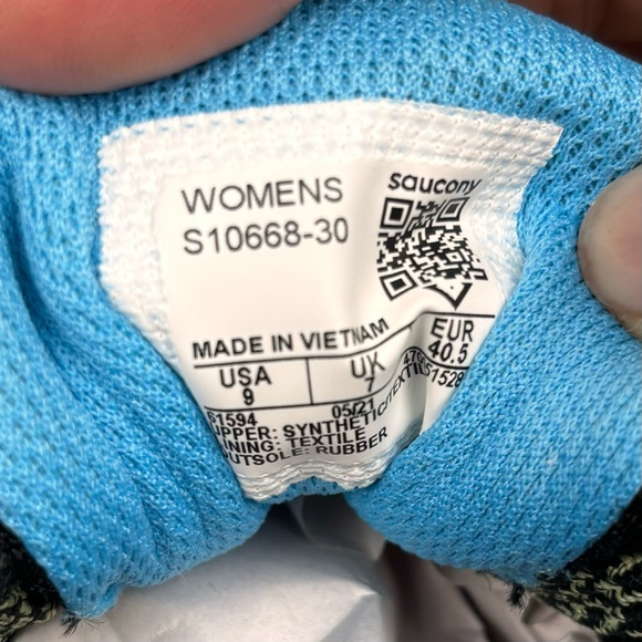 Saucony | Women’s Excursion TR15 Trail Shoes Black Purple | Size 9 - Picture 10 of 10